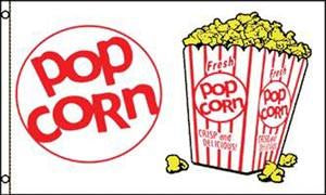 POPCORN (3ft X 5ft) SALES FLAG