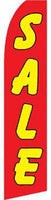 SUPER SWOOPER (15ft) YELLOW RED SALE FLAG