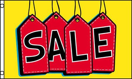 SALE WITH TAGS (3ft X 5ft) FLAG