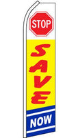 SUPER SWOOPER (15ft) STOP SAVE NOW FLAG