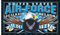 AIRFORCE STRIKE FORCE DELUXE (3ft X 5ft) FLAG