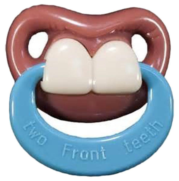 TWO FRONT TEETH WITH RING  BILLY BOB TODDLER PACIFIER