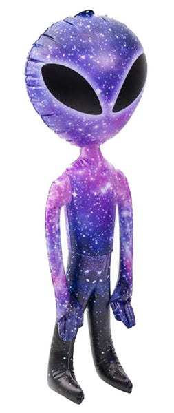 GALAXY COLOR ALIEN INFLATE 36  INCH INFLATABLE TOY
