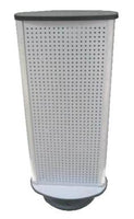 DOUBLE SIDED PEG BOARD DISPLAY SPINNING RACK