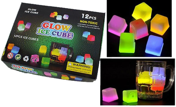 LIGHT UP GLOW IN THE DARK ICE CUBES