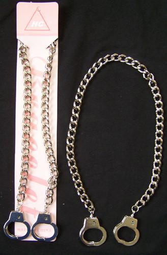 HANDCUFF 18 inch METAL NECKLACES
