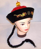 CHINESE HAT WITH PONYTAIL
