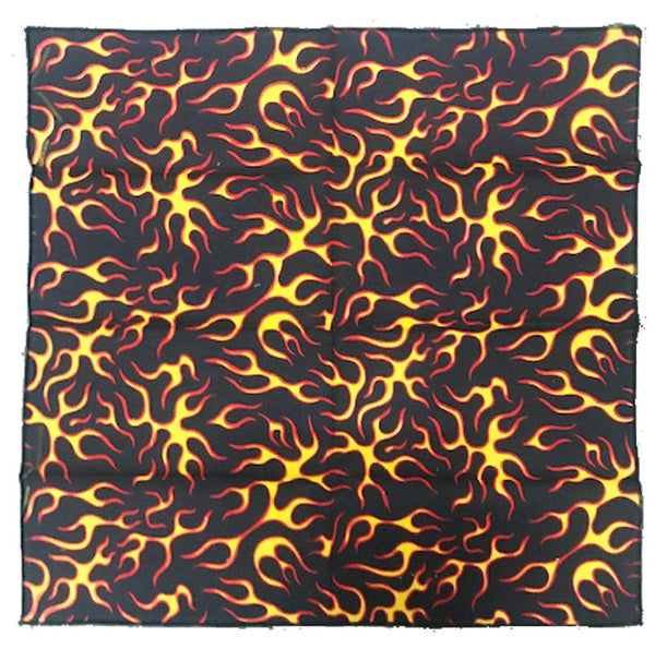 FIRE FLAMES 22 INCH BANDANA