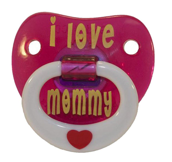 I LOVE MOMMY WITH RING TODDLER PACIFIER