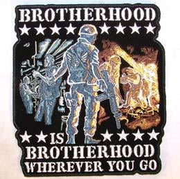 BROTHERHOOD JUMBO 6 INCH PATCH
