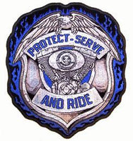 PROTECT AND SERVE JUMBO 6 INCH PATCH