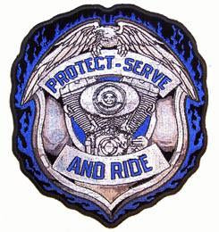 PROTECT AND SERVE JUMBO 6 INCH PATCH