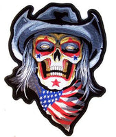 JUMBO RODEO CLOWN COWBOY PATCH