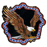 JUMBO CIRCLE OF STARS EAGLE PATCH 5 INCH