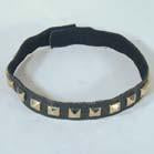 STUDDED NECK LEATHER CHOKER NECKLACE