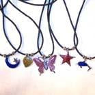 GLITTER STONE NECKLACES
