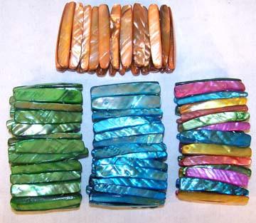 LONG SHELL BRACELETS