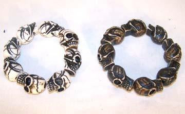 RING OF SKULLS HEAD BRACELETS