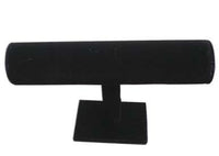 SINGLE LEVEL BLACK VELVET BRACELET DISPLAY RACK