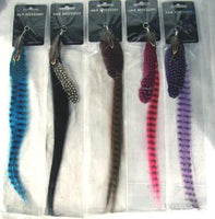FEATHER HAIR EXTENSTIONS STYLE B