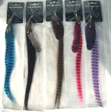 FEATHER HAIR EXTENSTIONS STYLE B