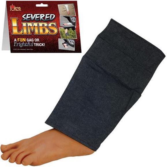 REALISTIC FAKE SURPISING FOOT WITH PANTS LEG