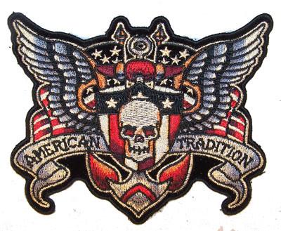 JUMBO AMERICAN TRADITIONAL  PATCH 5 INCH