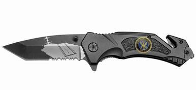 NAVY W SHIP FOLDING LOCK BLADE KNIFE