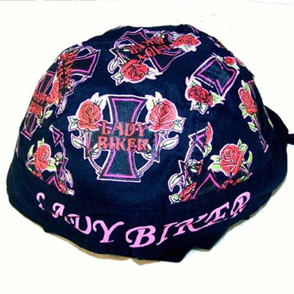 LADY BIKER BANDANA CAP / DORAG HAT