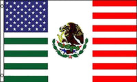 MEXICO AMERICAN FRIENDSHIP COMBO FLAG (3ft X 5ft) FLAG