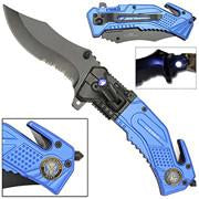 US NAVY LED TATICAL FOLDING KNIFE