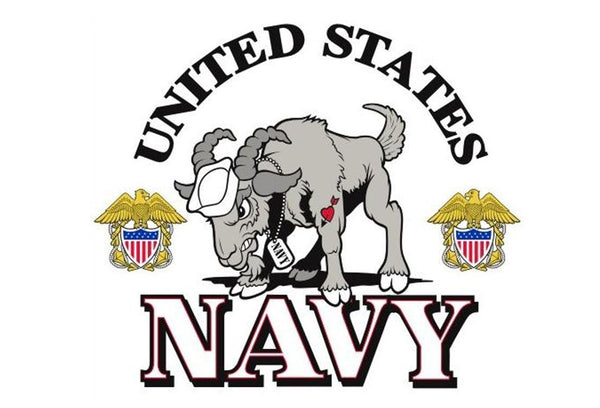 UNITED STATES US NAVY GOAT MASCOT military (3ft X 5ft) FLAG