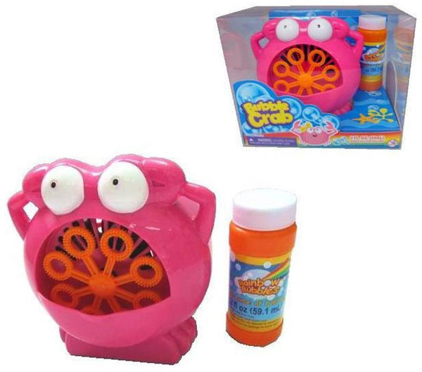 PINK CRAB BUBBLE BLOWING MACHINE