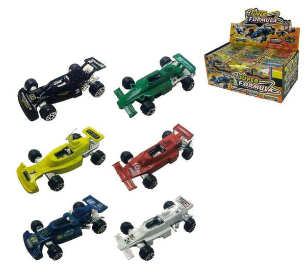 DIE CAST METAL 3 INCH FORMULA boxed RACE CARS
