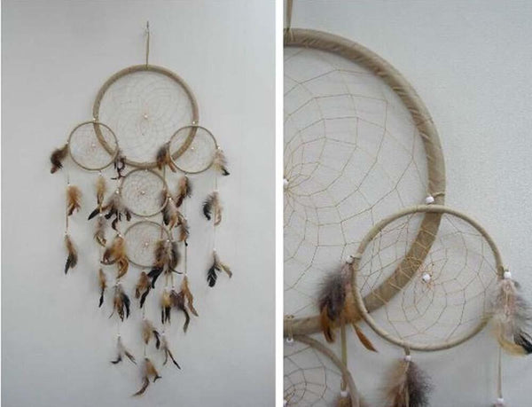 HUGE TAN COLOR 36 INCH DREAMCATCHER