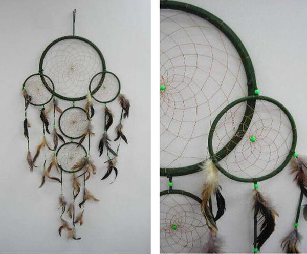 HUGE GREEN 36 INCH DREAMCATCHER