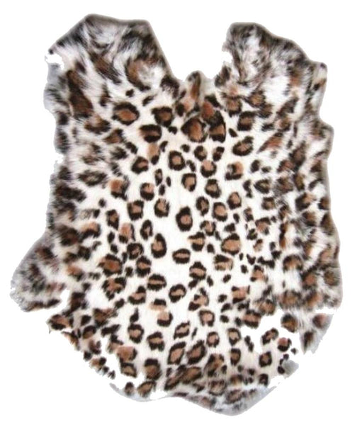 LEOPARD  RABBIT SKIN PELT