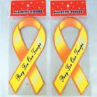 PRAY FOR OUR TROOPS YELLOW RIBBON MAGNETS