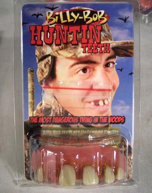 HUNTING W TOBBACO CAVITY STAINS BILLY BOB TEETH