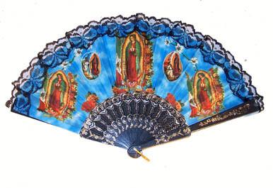 GUADALUPE LACE HAND FAN