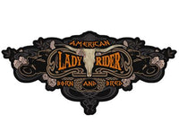 LADY RIDER BORN BREED PATCH