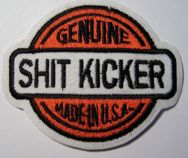 GENUINE SH** KICKER 3 1/2 INCH EMBROIDERED PATCH