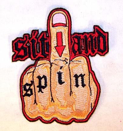 SIT AND SPIN 4 INCH PATCH