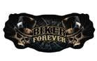BIKER FOREVER SKULLS PATCH