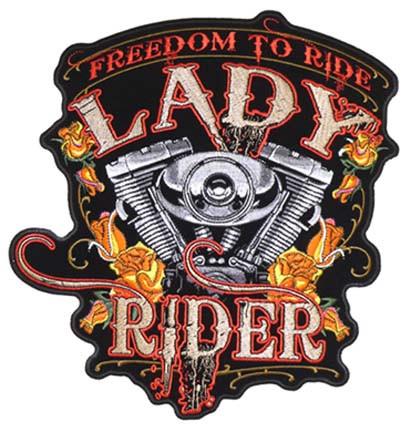 FREEDOM TO RIDE LADY PATCH