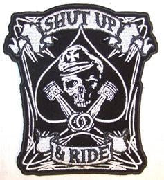 SHUT UP AND RIDE PATCH