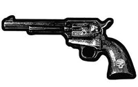 PISTOL EBRODIERED PATCH pointed left