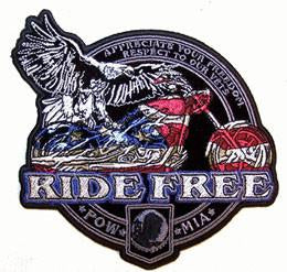 RIDE FREE POW PATCH