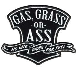 GAS GRASS OR ASS 4 INCH PATCH