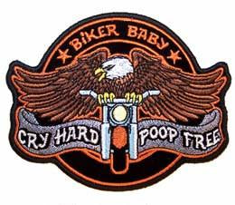BIKER BABY - POOP FREE PATCH